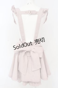 画像4: LIZ LISA / レースアップサスペンダー付スカパン  ピンク O-25-06-19-068-LO-PA-OW-OS