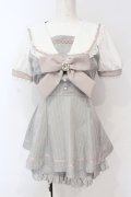 LIZ LISA / 半袖セーラーカラーセットアップ  グレー O-25-06-19-070-LO-OP-OW-OS