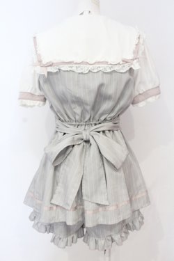 画像4: LIZ LISA / 半袖セーラーカラーセットアップ  グレー O-25-06-19-070-LO-OP-OW-OS