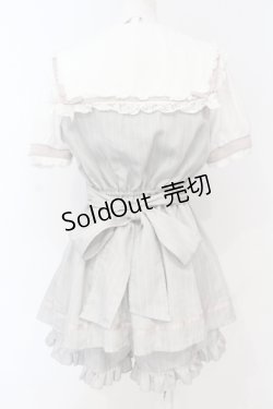 画像4: LIZ LISA / 半袖セーラーカラーセットアップ  グレー O-25-06-19-070-LO-OP-OW-OS