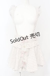LIZ LISA / ツイードサスペンダー付スカパン  ピンク O-25-06-19-071-LO-SK-OW-OS