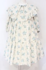 Shirley Temple / アンティークローズプリントBIGカラーワンピース(Ladies) F アイボリー O-25-06-19-072-ET-OP-OW-OS
