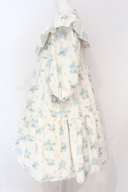 画像3: Shirley Temple / アンティークローズプリントBIGカラーワンピース(Ladies) F アイボリー O-25-06-19-072-ET-OP-OW-OS