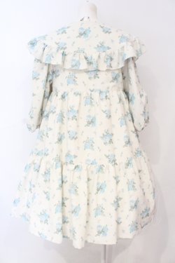 画像4: Shirley Temple / アンティークローズプリントBIGカラーワンピース(Ladies) F アイボリー O-25-06-19-072-ET-OP-OW-OS