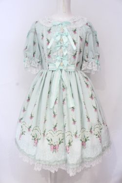 画像1: Angelic Pretty / すずらんBouquetワンピース  ミントグリーン O-25-06-19-073-AP-OP-OW-OS
