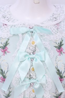 画像2: Angelic Pretty / すずらんBouquetワンピース  ミントグリーン O-25-06-19-073-AP-OP-OW-OS