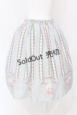 画像4: axes femme kawaii / チョコベア柄スカート  ミント O-25-06-19-078-AX-SK-IG-OS