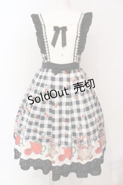 画像1: axes femme kawaii / ベリーズピクニックジャンパースカート  クロ O-25-06-19-079-AX-OP-IG-OS