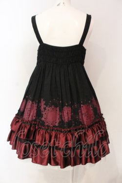 画像4: PUTUMAYO / レースプリントシャーリングワンピース  ブラック×レッド O-25-06-19-081-PT-OP-IG-OS