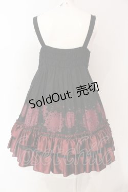 画像4: PUTUMAYO / レースプリントシャーリングワンピース  ブラック×レッド O-25-06-19-081-PT-OP-IG-OS