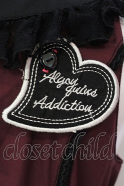 画像5: ALGONQUINS / ラッセルレースティイアードノースリーブワンピース  ワイン×ブラック O-25-06-19-083-AL-OP-IG-OS