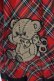 画像3: crossing rabbit / Bear dollチェックジャンパースカート  アカ O-25-06-19-008-LO-OP-OW-OS (3)