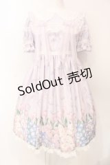 Angelic Pretty / Flower Kittenワンピース  ラベンダー O-25-06-19-009-AP-OP-OW-OS