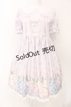 画像1: Angelic Pretty / Flower Kittenワンピース  ラベンダー O-25-06-19-009-AP-OP-OW-OS