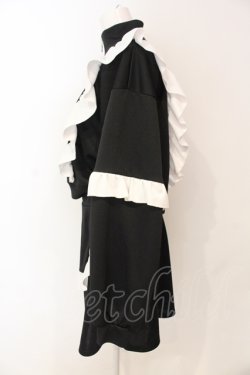 画像2: Virally / フリルスウェットセットアップ L クロ×シロ O-25-06-19-097-PU-OP-OW-OS