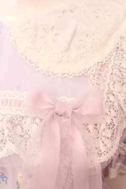 画像2: Angelic Pretty / Flower Kittenワンピース  ラベンダー O-25-06-19-009-AP-OP-OW-OS