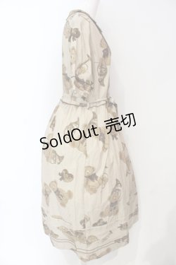 画像3: Maple Sugar / Chocolate Bear Movementワンピース2型 L ベージュ O-25-06-19-010-LO-OP-OW-OS