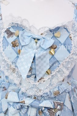 画像2: BABY,THE STARS SHINE BRIGHT / Alice In Wonderlandベビードールジャンパースカート  サックス O-25-06-19-002-BA-OP-OW-OS