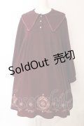 Amavel / Magical Candy Aラインワンピース  ワイン O-25-06-19-012-CA-OP-IG-OS