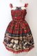 画像1: Angelic Pretty / British Bearジャンパースカートセット ジャンパースカート単品  アカ O-25-06-19-013-AP-OP-IG-OS (1)