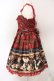 画像4: Angelic Pretty / British Bearジャンパースカートセット ジャンパースカート単品  アカ O-25-06-19-013-AP-OP-IG-OS (4)