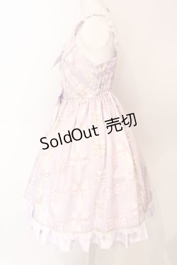 画像4: Angelic Pretty / Jewelry Ribbon Princessジャンパースカート  ラベンダー O-25-06-19-014-AP-OP-IG-OS