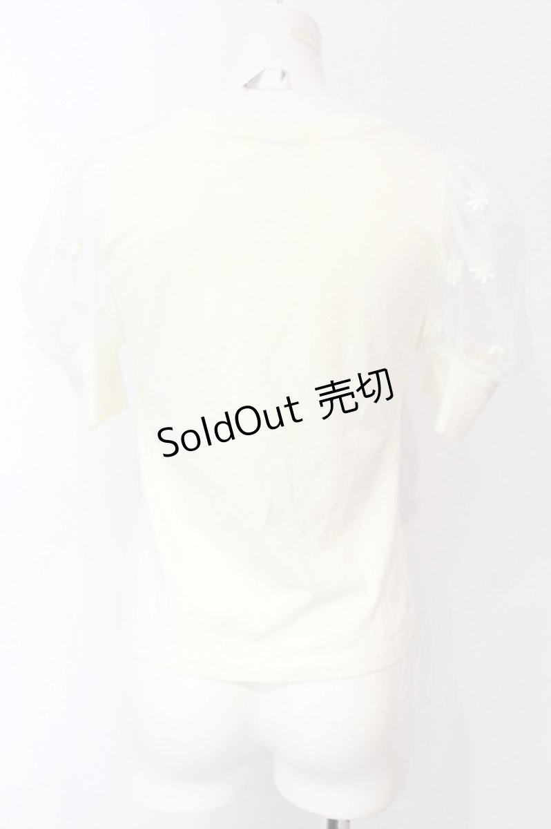 画像3: MILK / DAISY PUFF PUFF TEE　Tシャツ L アイボリー O-25-06-19-017-ML-TO-OW-ZT468 (3)