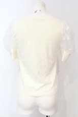 画像3: MILK / DAISY PUFF PUFF TEE　Tシャツ L アイボリー O-25-06-19-017-ML-TO-OW-ZT468 (3)