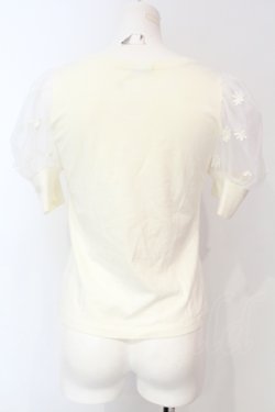 画像3: MILK / DAISY PUFF PUFF TEE　Tシャツ L アイボリー O-25-06-19-017-ML-TO-OW-OS