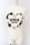MILK / DAY DREAMptTシャツ  アイボリー O-25-06-19-009-ML-TO-OW-OS