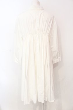 画像3: Candy Stripper / FLARE SHIRT ONE-PIECE M ホワイト O-25-06-19-021-PU-OP-OW-OS