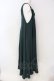 画像2: Candy Stripper / WIDE STRAP JUMPER スカート M グリーン O-25-06-19-022-PU-OP-OW-OS (2)