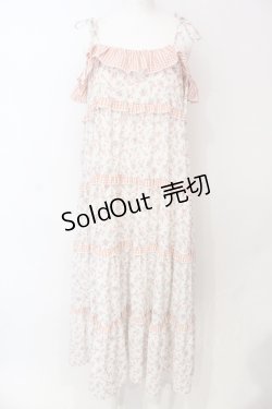 画像1: merry jenny / オフショルfrillキャミワンピース  オフホワイト O-25-06-19-023-LO-OP-OW-OS