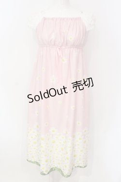画像1: MILK / Daisy field Princessワンピース  ピンクガーデン O-25-06-19-024-ML-OP-OW-OS