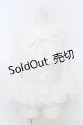 Angelic Pretty / セレナーデブラウス  シロ O-25-06-21-033-AP-BL-IG-OS