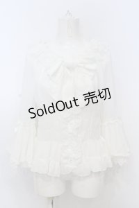 Angelic Pretty / セレナーデブラウス  シロ O-25-06-21-033-AP-BL-IG-OS