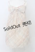 LIZ LISA / フロントリボンキャミワンピース  ピンク系 O-25-06-21-034-LO-OP-IG-OS