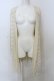 画像1: axes femme / レース切替トッパーカーデ M 生成り O-25-06-21-042-AX-TO-IG-OS (1)
