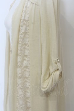 画像3: axes femme / レース切替トッパーカーデ M 生成り O-25-06-21-042-AX-TO-IG-OS
