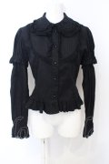 BABY,THE STARS SHINE BRIGHT / 赤ずきんちゃんジャボ付きブラウス【ジャボ欠品】  クロ O-25-06-21-055-BA-BL-IG-OS