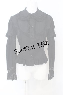 画像1: BABY,THE STARS SHINE BRIGHT / 赤ずきんちゃんジャボ付きブラウス【ジャボ欠品】  クロ O-25-06-21-055-BA-BL-IG-OS