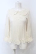 Angelic Pretty / パールネックレス風カットソー  アイボリー O-25-06-21-061-AP-TO-IG-OS