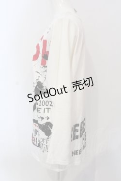 画像2: SEX POT ReVeNGe / スカルプリントカットソー  ホワイト O-25-06-21-074-SP-TO-IG-OS