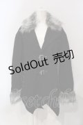 Deorart / ファー配色燕尾ジャケット L ブラック O-25-06-21-082-PU-JA-IG-OS