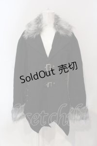 Deorart / ファー配色燕尾ジャケット L ブラック O-25-06-21-082-PU-JA-IG-OS