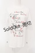 Deorart / プリントTシャツ L ホワイト O-25-06-21-085-PU-TS-IG-OS