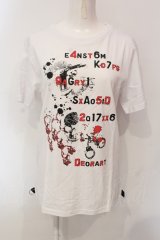 Deorart / プリントTシャツ L ホワイト O-25-06-21-085-PU-TS-IG-OS