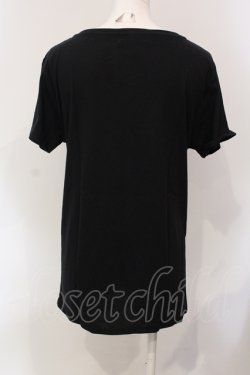 画像2: HELL CAT PUNKS / ガールプリントTシャツ  ブラック×パープル O-25-06-21-088-PU-TS-IG-OS