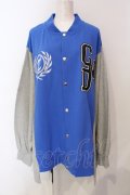 Candy Stripper / CND COMBINED BLOUSON ブルゾン  ブルー×グレー O-25-06-21-095-PU-JA-IG-OS