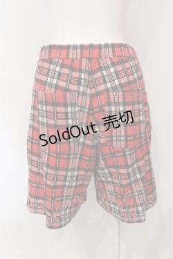 画像3: Candy Stripper / ANARCHY BEAR HALF パンツ  レッドチェック O-25-06-21-096-PU-PA-IG-OS